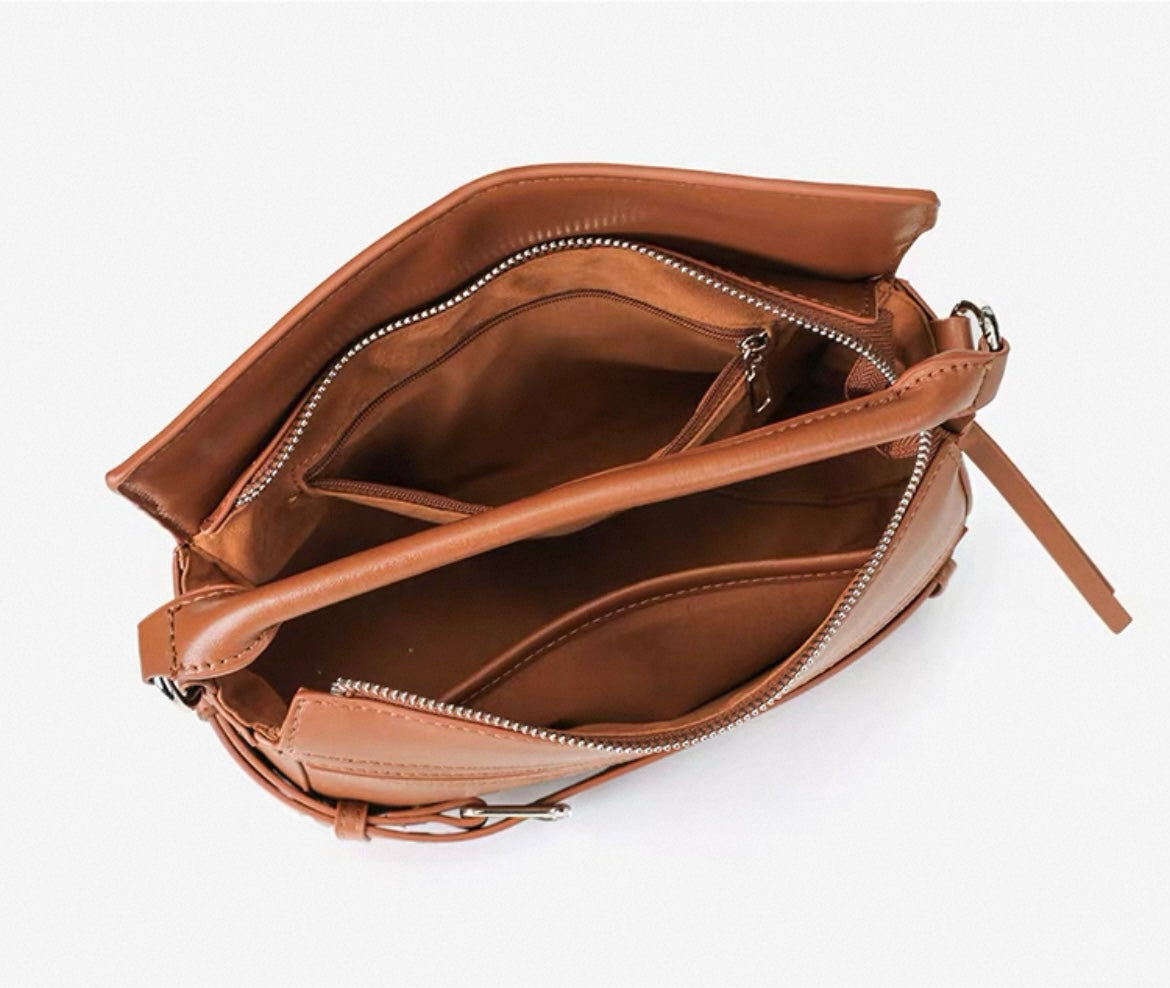 Cross Belt Brown