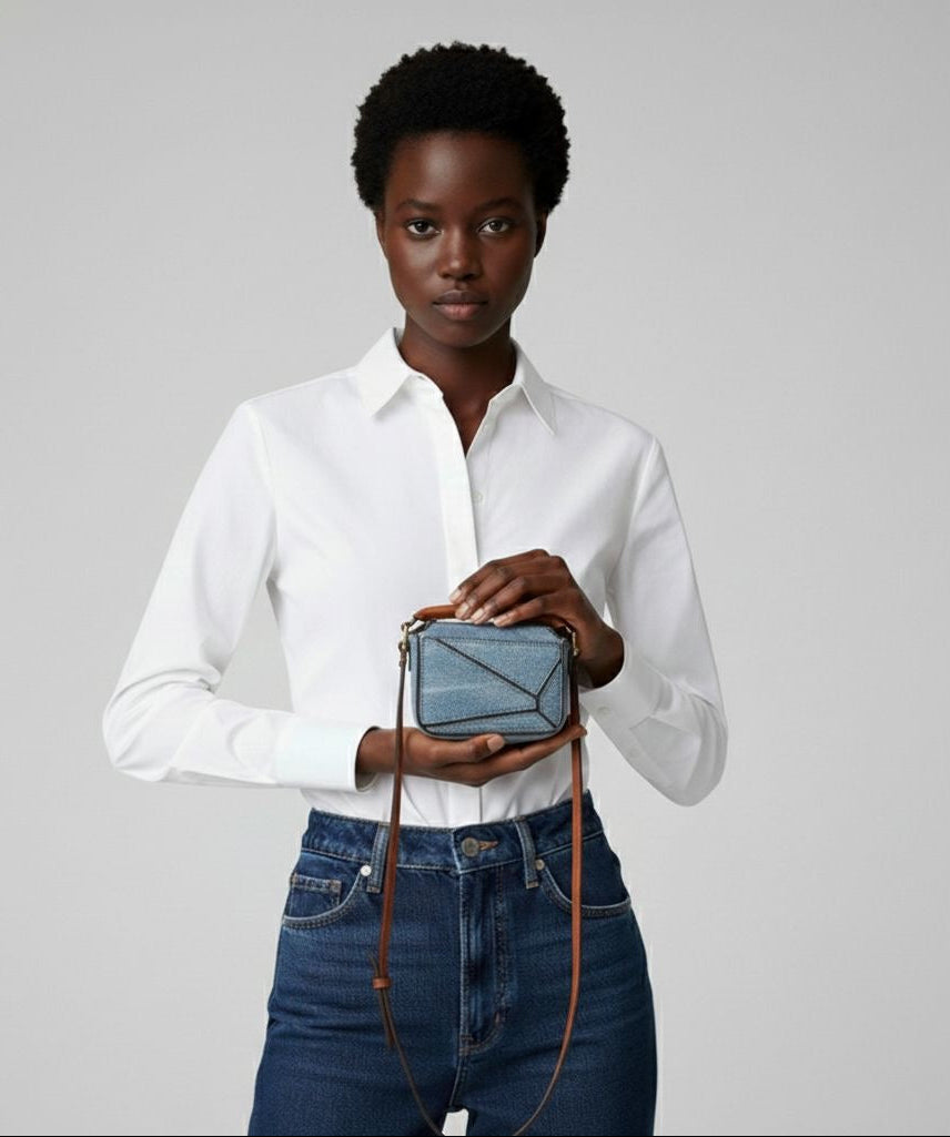estelle mini denim blue