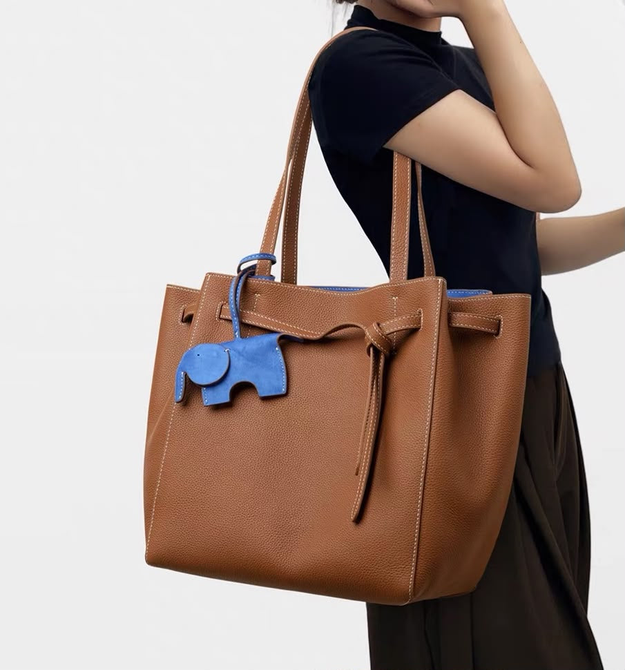 Elephant Brown tote
