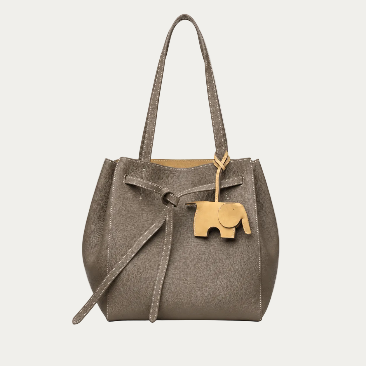 Elephant Dark beige tote