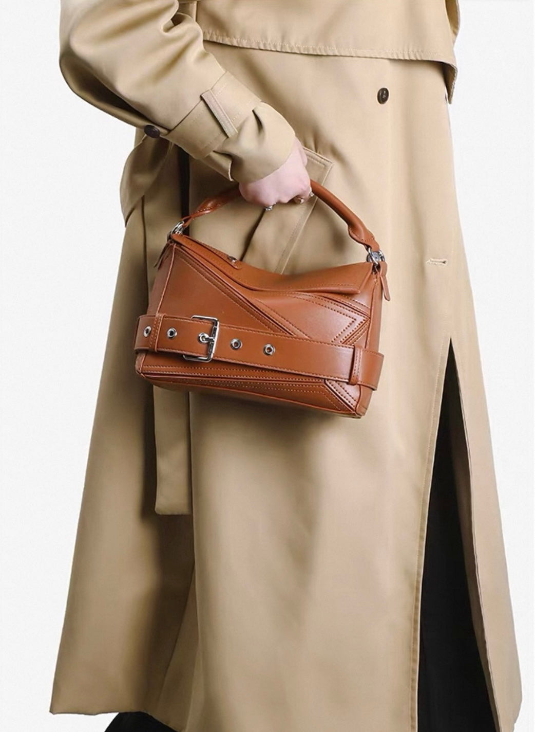 Cross Belt Brown