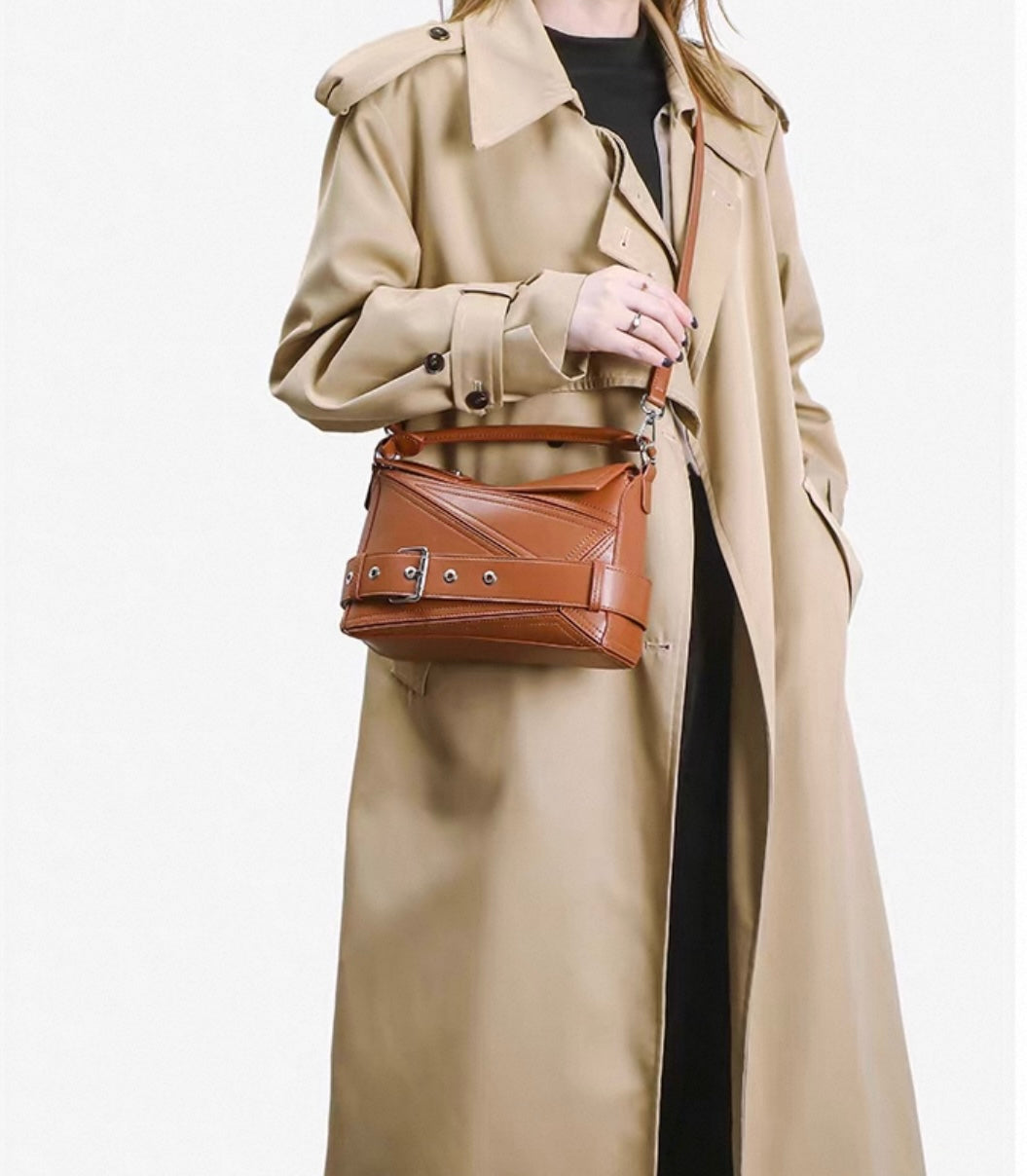 Cross Belt Brown