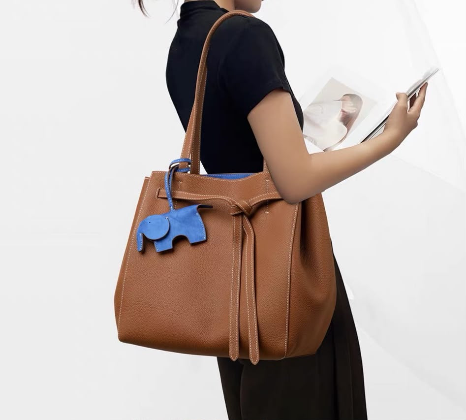 Elephant Brown tote